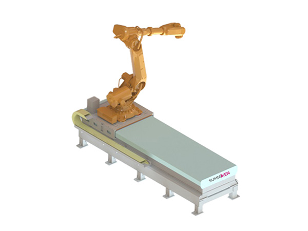 地轨式行走机器人第七轴