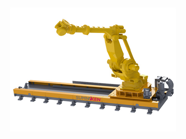 地轨式行走机器人第七轴